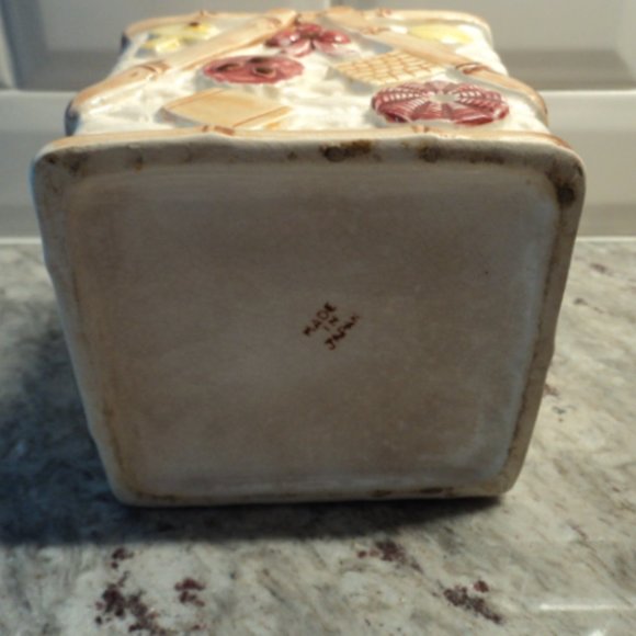 vintage cookie jar "cookies all over" Japan - Picture 9 of 10